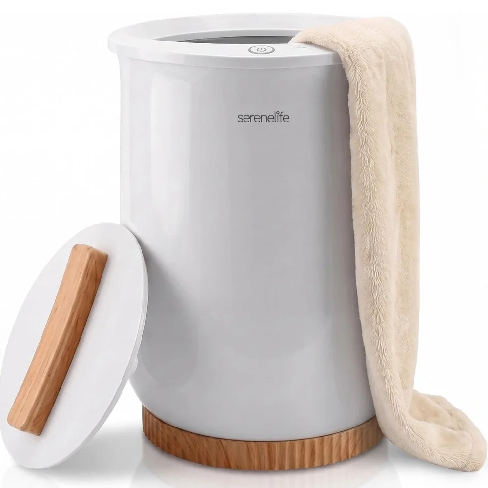 SereneLife Electric Towel Warmer Blanket Warmer Single Touch Spa Insulated
